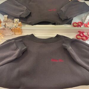 White Fox Boutique Charcoal Sweater